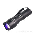 365nm 395nm UV LED Flashlight Handheld Zoomable Flashlights 18650 Battery or 3 AAA Battery Factory